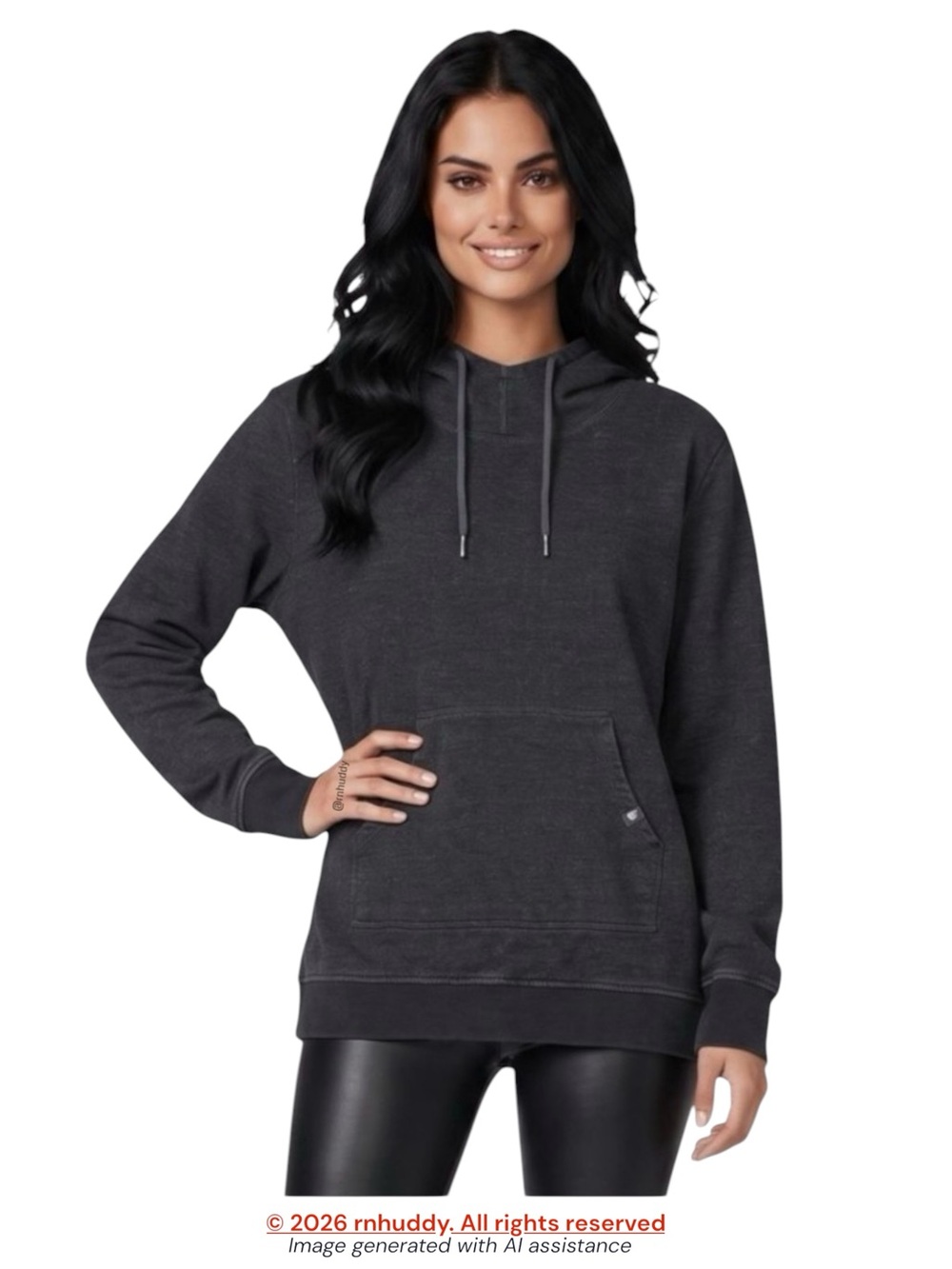 PACT Organic XL Organic Cotton Blend Pullover Gray Hoodie